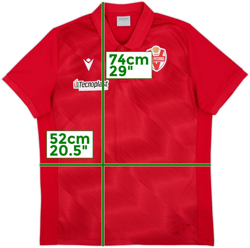 2021-22 Vis Pesaro Macron Polo Shirt - 8/10 - (L)