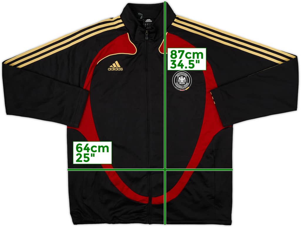 2008-09 Germany adidas Track Jacket - 8/10 - (XL/XXL)