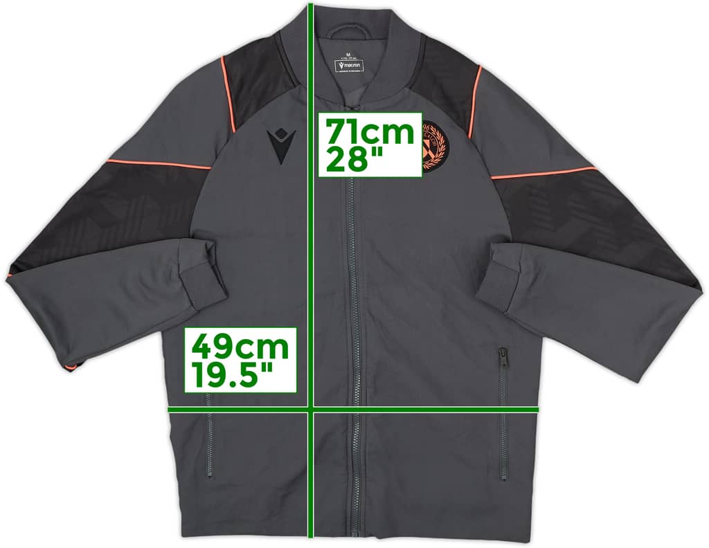 2018-19 Udinese Macron Track Jacket - 8/10 - (M)