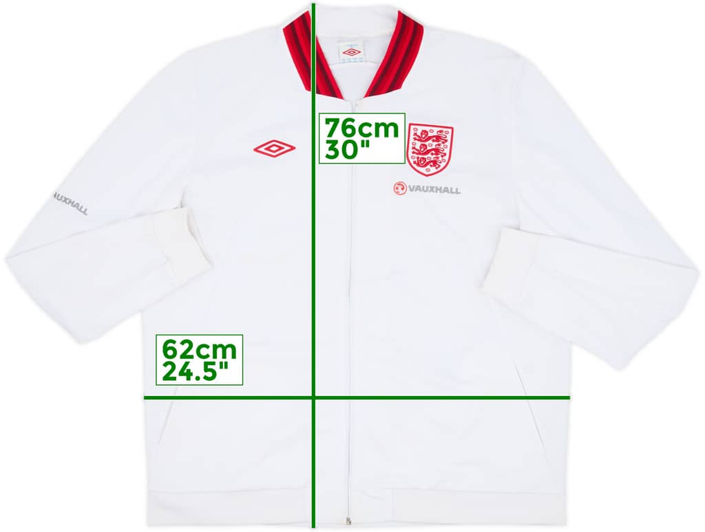 2012-13 England Umbro Track Jacket - 4/10 - (XXL)