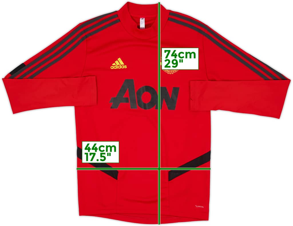 2019-20 Manchester United adidas Drill Top - 6/10 - (S)