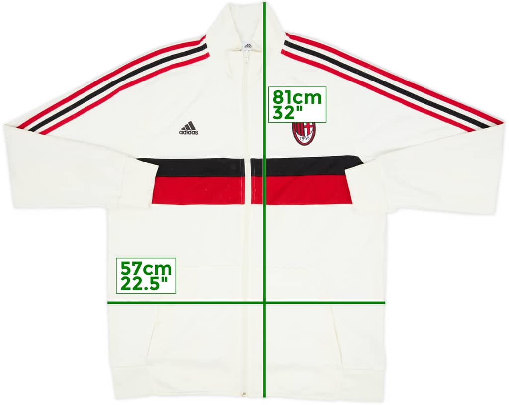2012-13 AC Milan adidas Track Jacket - 7/10 - (XL)