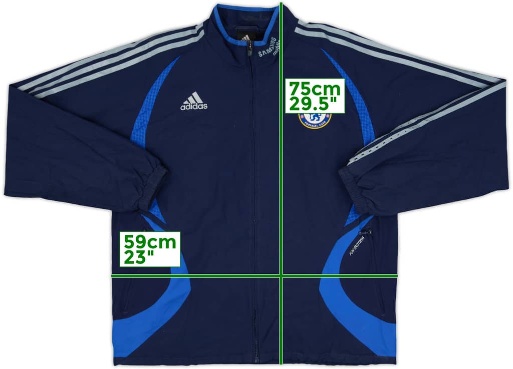2006-07 Chelsea adidas Formotion Track Jacket - 7/10 - (L/XL)