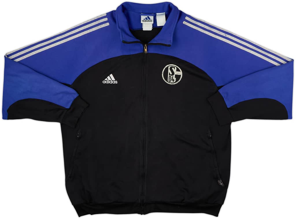 2002-03 Schalke adidas Track Jacket - 4/10 - (L)