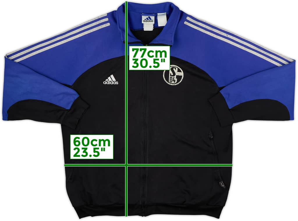 2002-03 Schalke adidas Track Jacket - 4/10 - (L)