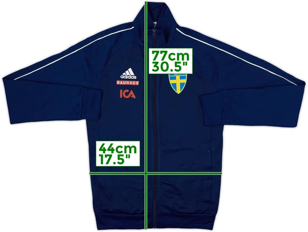 2020-21 Sweden adidas Track Jacket - 8/10 - (S)