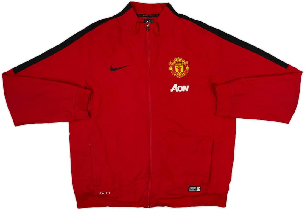 2014-15 Manchester United Nike Track Jacket - 9/10 - (XL)