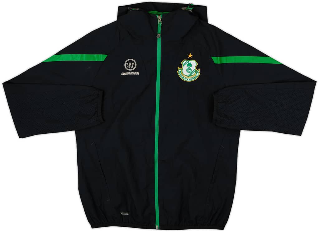 2014-15 Shamrock Rovers Warrior Hooded Rain Jacket - 9/10 - (M)