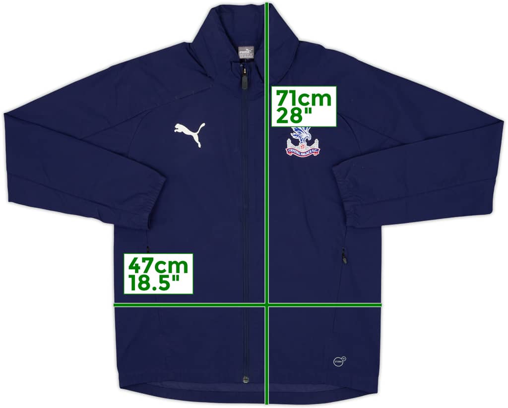 2017-18 Crystal Palace Puma Hooded Rain Jacket - 8/10 - (L.Boys)