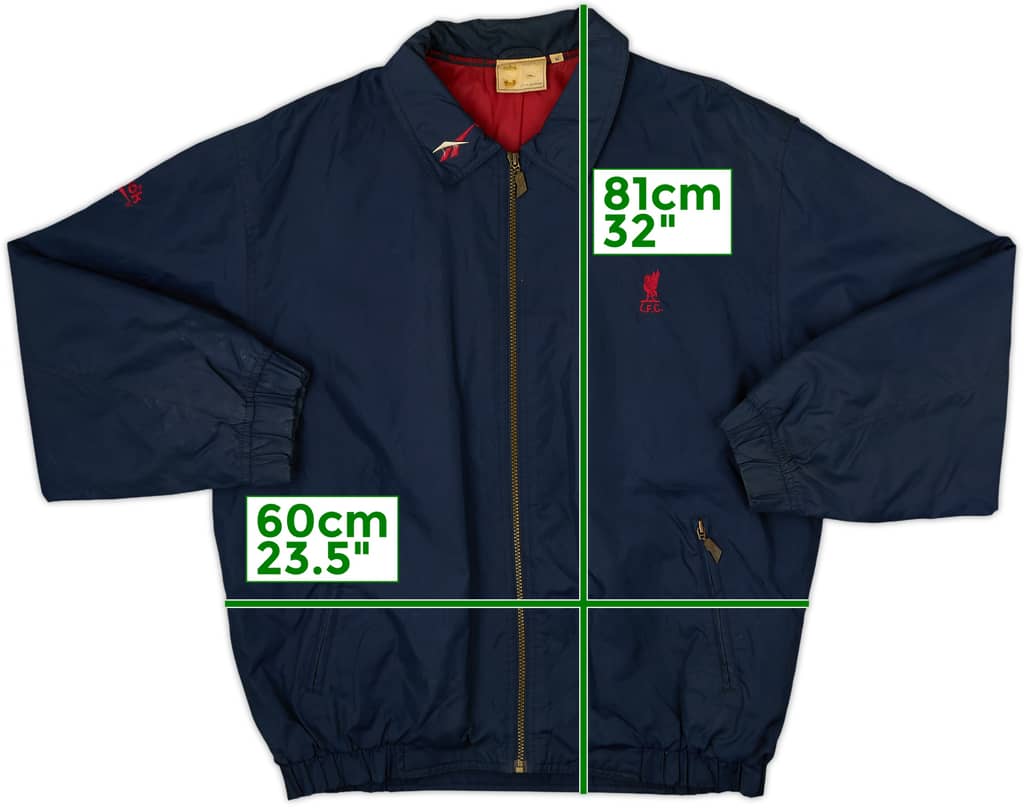 1997-99 Liverpool Reebok Padded Bomber Jacket - 8/10 - (M)
