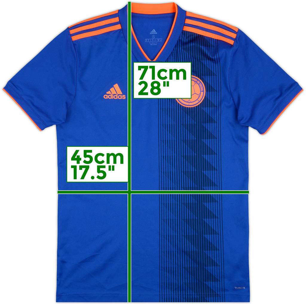 2018-19 Colombia Away Shirt - 10/10 - (S)
