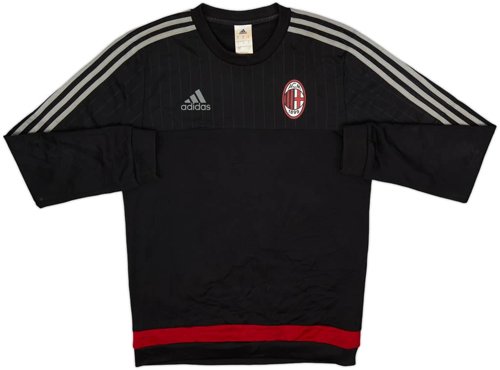 2015-16 AC Milan adidas Sweat Top - 7/10 - (S)