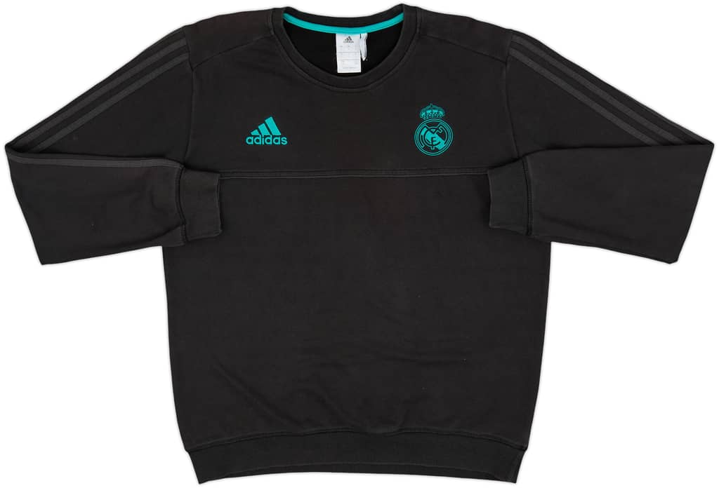 2017-18 Real Madrid adidas Sweat Top - 7/10 - (L)
