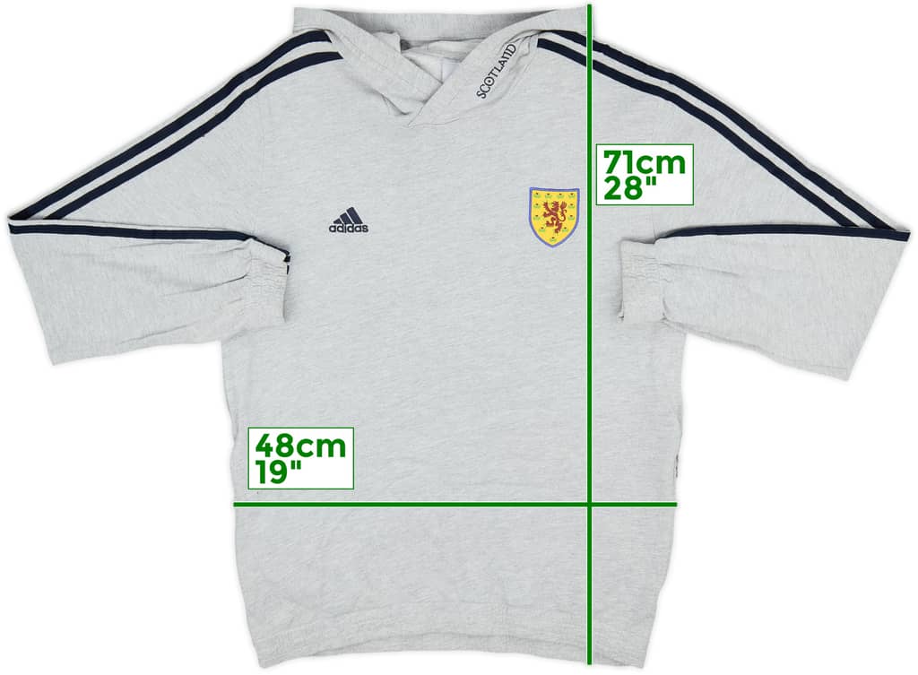 2010-11 Scotland adidas Hooded Top - 8/10 - (M)