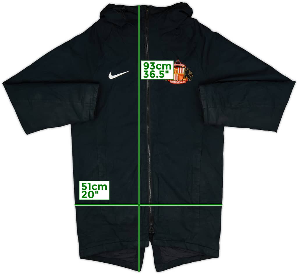 2020-21 Sunderland Nike Padded Bench Coat - 6/10 - (S)