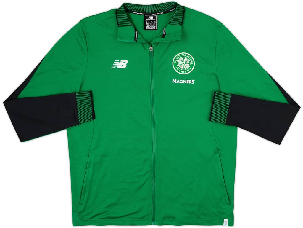2017-18 Celtic New Balance Track Jacket - 8/10 - (XL)