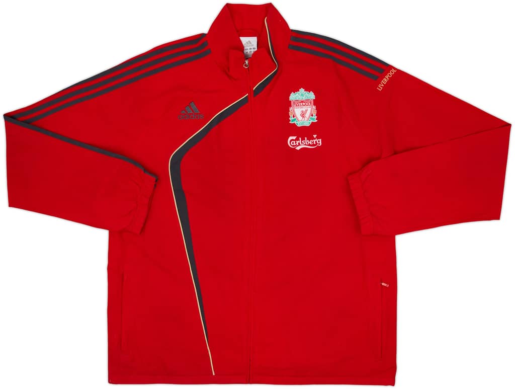 2009-10 Liverpool adidas Chaqueta de chándal - 6/10 - (XXL)
