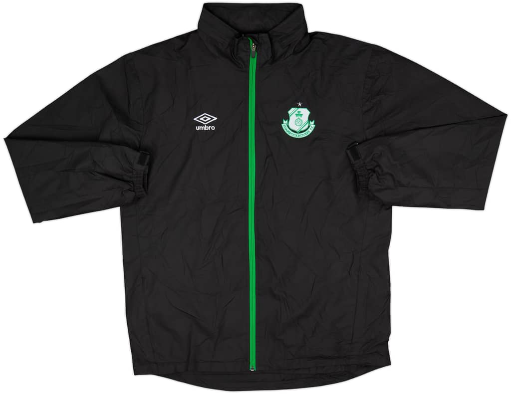 2011-12 Shamrock Rovers Umbro Hooded Rain Jacket - 8/10 - (XXL)