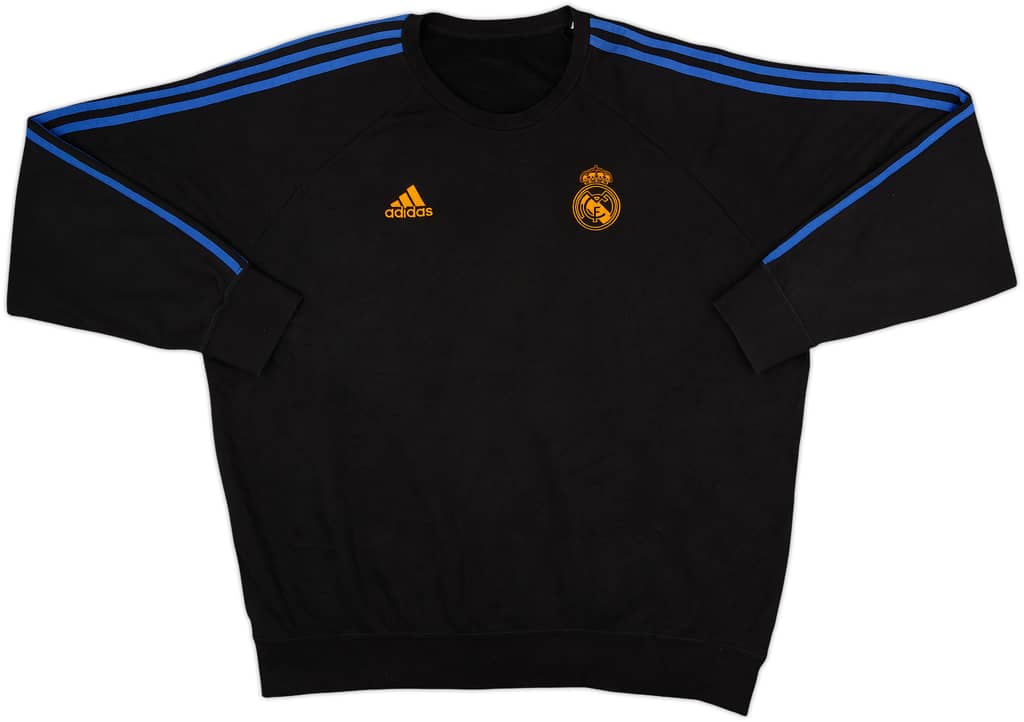 2021-22 Real Madrid adidas Sweat Top - 8/10 - (XXL)