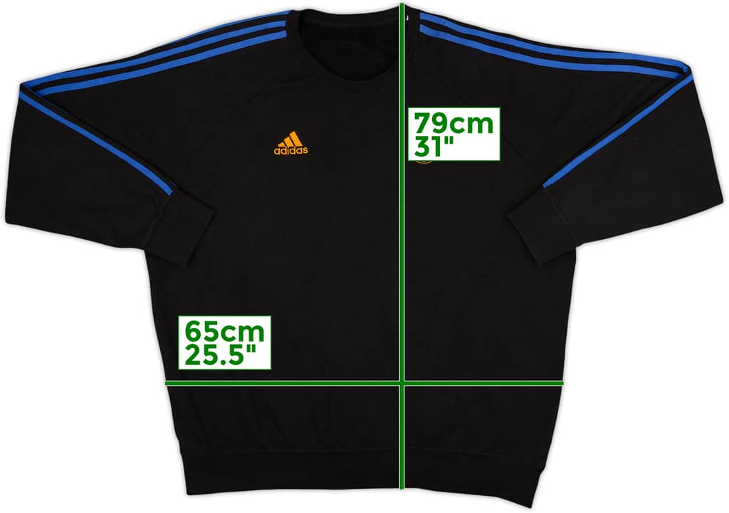 2021-22 Real Madrid adidas Sweat Top - 8/10 - (XXL)