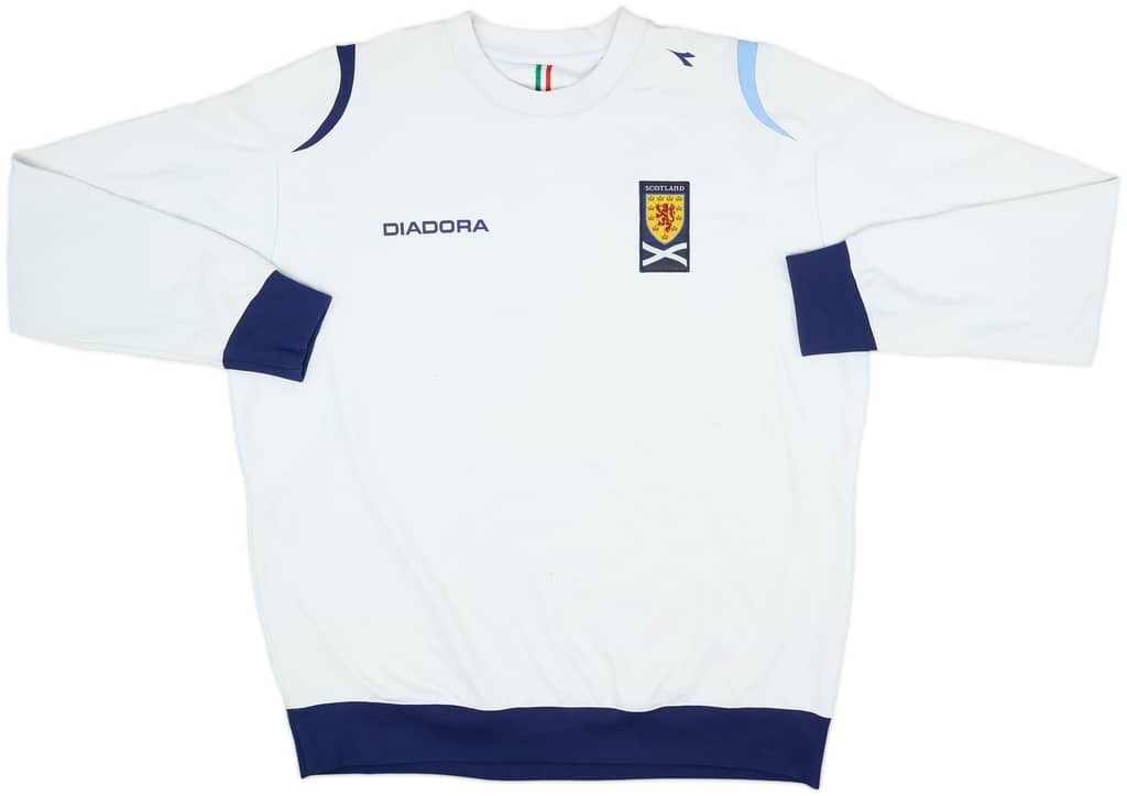 2005-06 Scotland Diadora Sweat Top - 6/10 - (XL)
