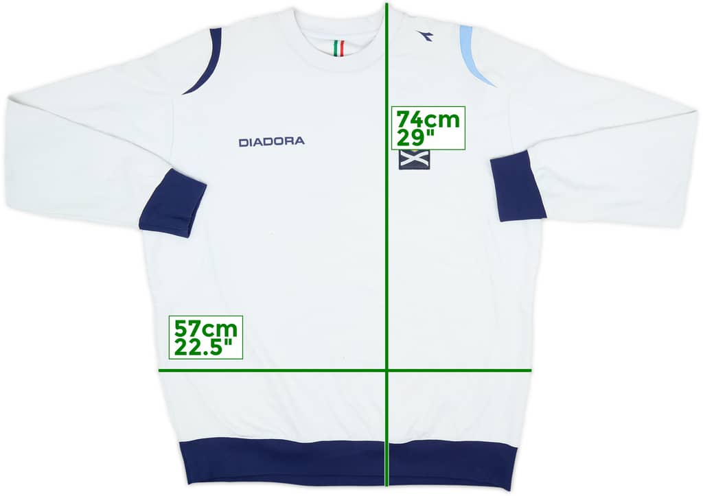 2005-06 Scotland Diadora Sweat Top - 6/10 - (XL)