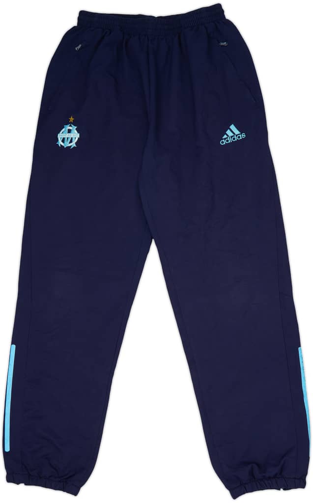 2002-03 Olympique Marseille adidas Track Pants/Bottoms - 6/10 - (M)