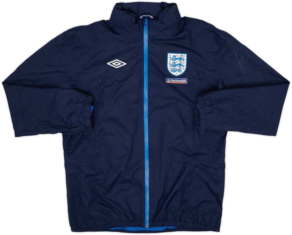 2010-11 England Umbro Hooded Rain Jacket - 7/10 - (L)