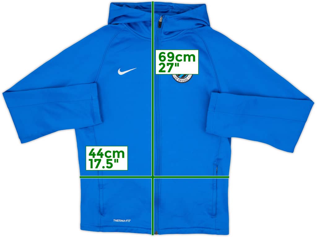 2013-14 Club Brugge Nike Hooded Track Jacket - 10/10 - (S)