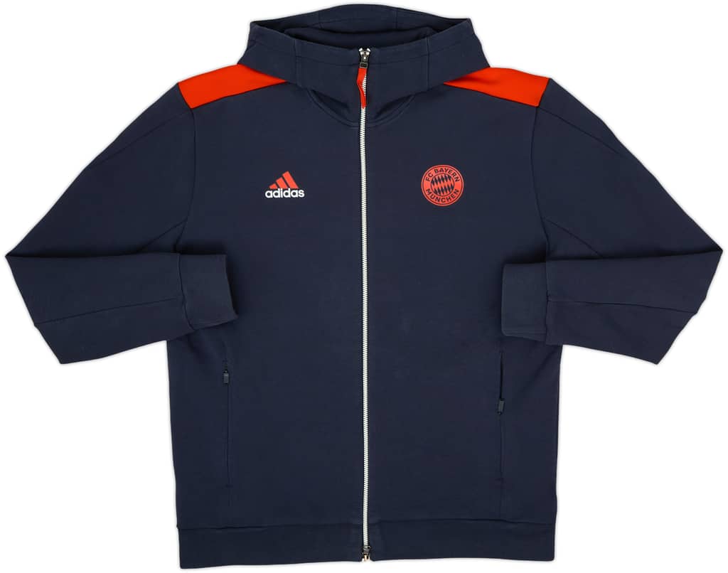 2021-22 Bayern Munich adidas Hooded Track Jacket - 7/10 - (L)