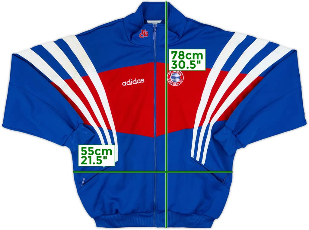 1995-96 Bayern Munich adidas Track Jacket - 6/10 - (XL)