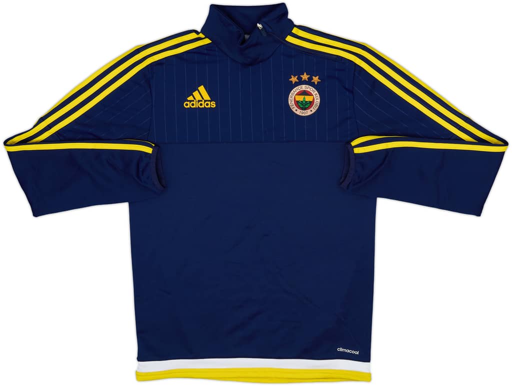 2015-16 Fenerbahce adidas 1/4 Zip Drill Top - 8/10 - (XS)