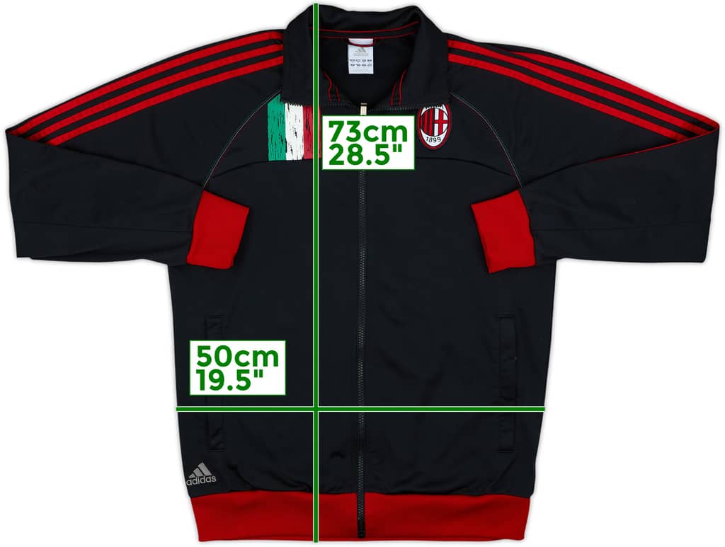 2013-14 AC Milan adidas Track Jacket - 8/10 - (M)