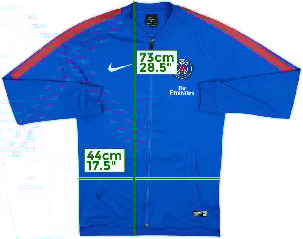2018-19 Paris Saint-Germain Nike Track Jacket - 8/10 - (S)