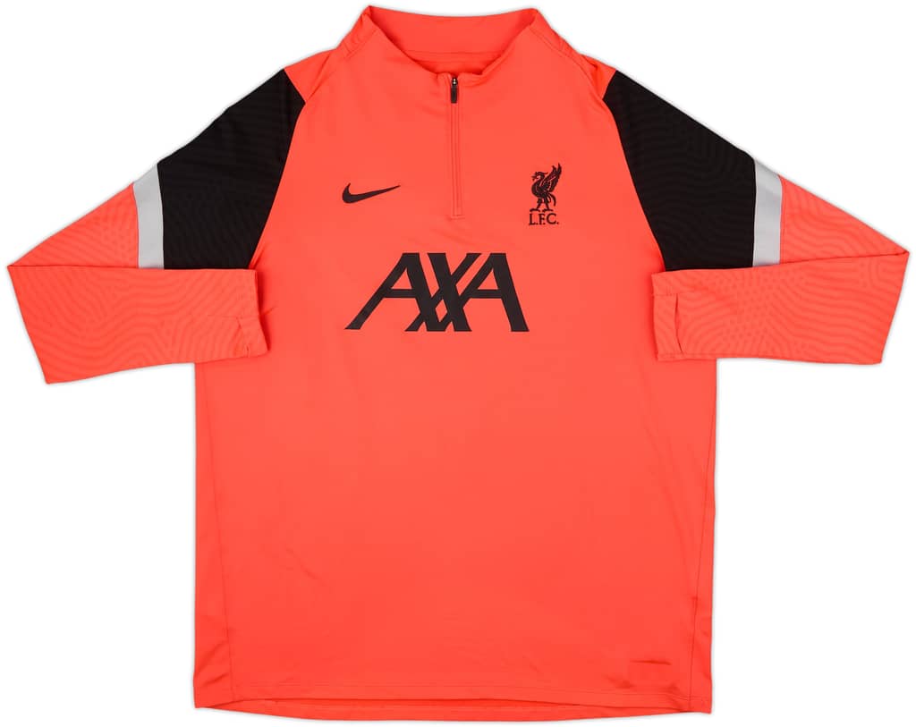 2021-22 Liverpool Nike 1/4 Zip Training Top - 8/10 - (XL)