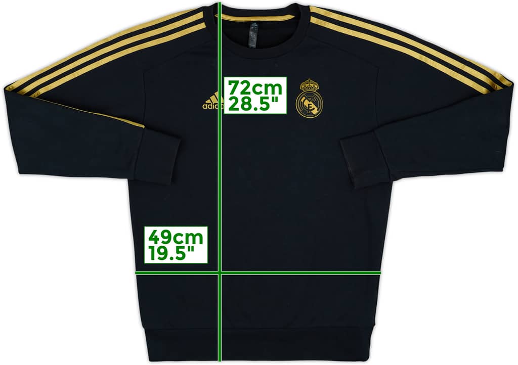 2019-20 Real Madrid adidas Drill Top - 7/10 - (M)