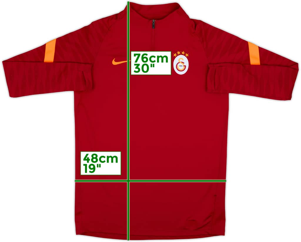 2021-22 Galatasaray Nike 1/4 Zip Training Top - 7/10 - (M)