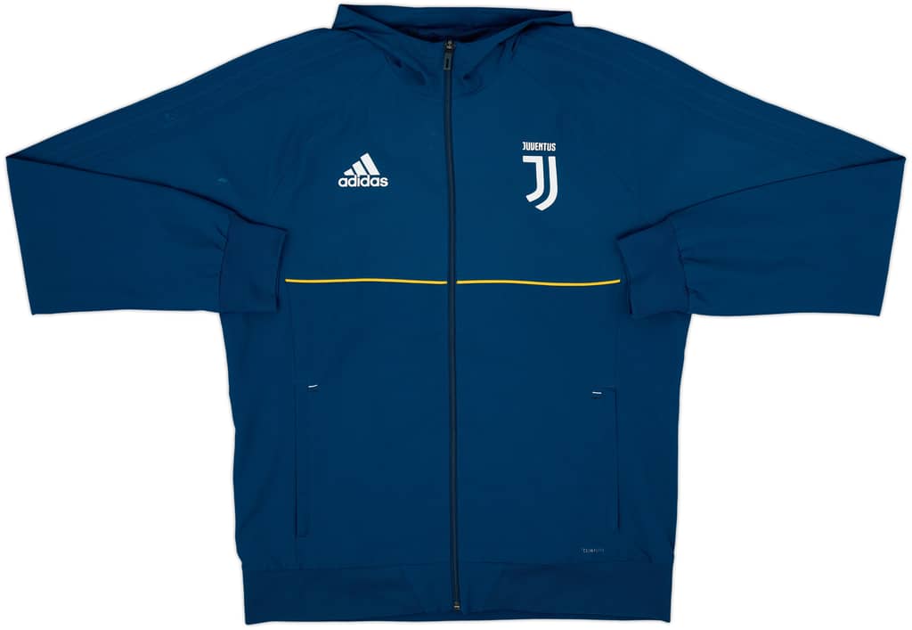 2017-18 Juventus adidas Hooded Track Jacket - 7/10 - (L)