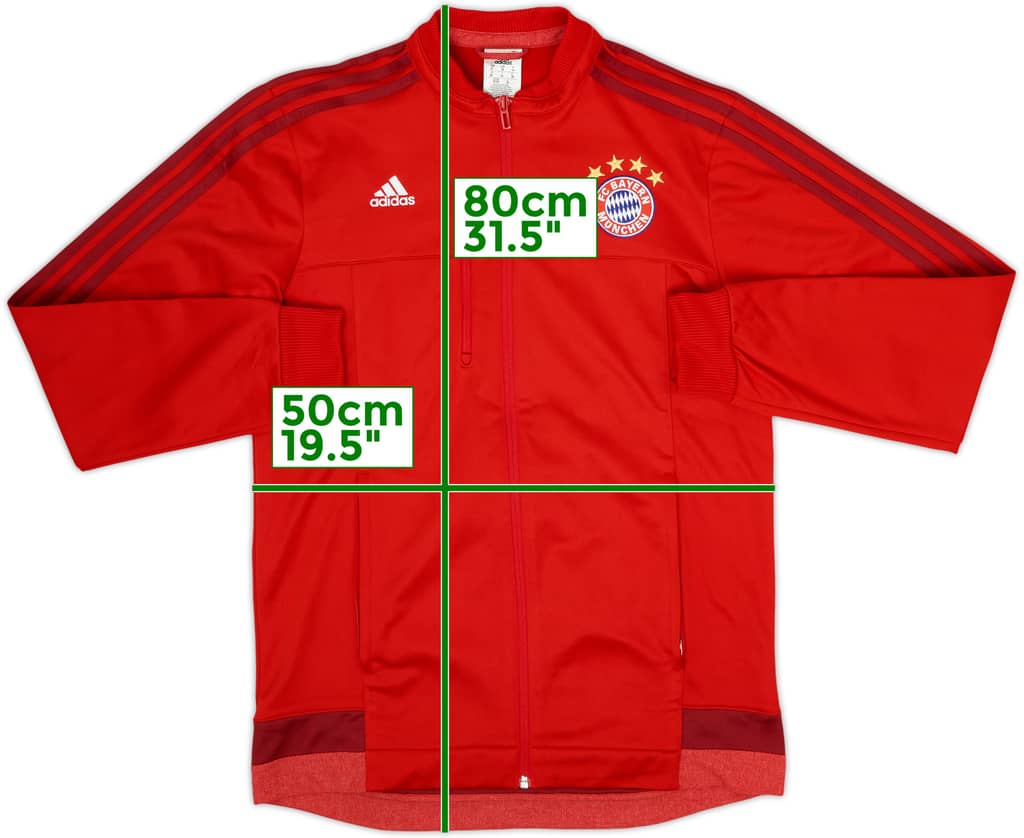 2015-16 Bayern Munich adidas Track Jacket - 8/10 - (M)