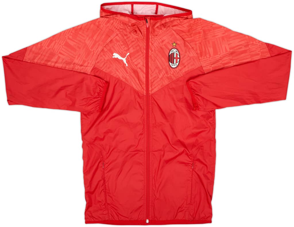 2020-21 AC Milan Puma Hooded Rain Jacket - 8/10 - (XS)