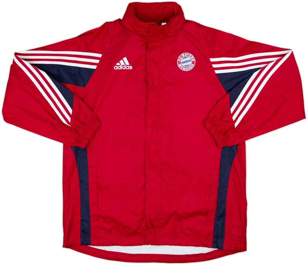 2003-04 Bayern Munich adidas Hooded Rain Jacket - 7/10 - (XL.Boys)