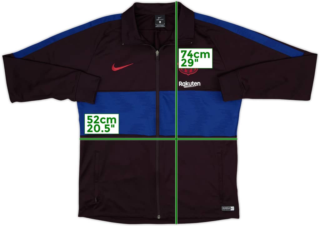 2019-20 Barcelona Nike Track Jacket - 9/10 - (L)