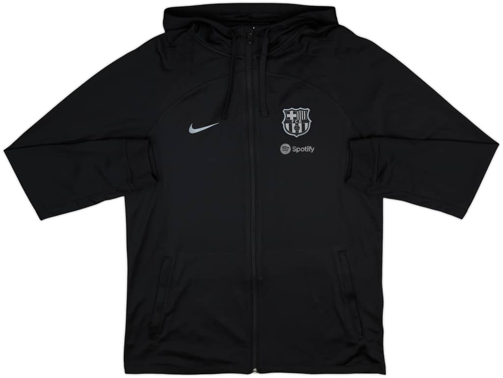 2022-23 Barcelona Nike Hooded Track Jacket - 8/10 - (L)