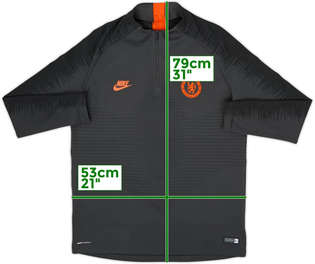 2019-20 Chelsea Nike Vaporknit 1/4 Zip Training Top - 8/10 - (L)