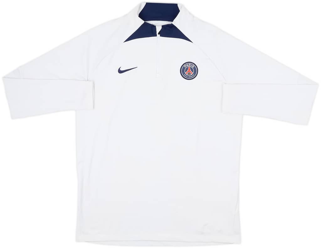 2022-23 Paris Saint-Germain Nike 1/4 Zip Drill Top - 7/10 - (L)