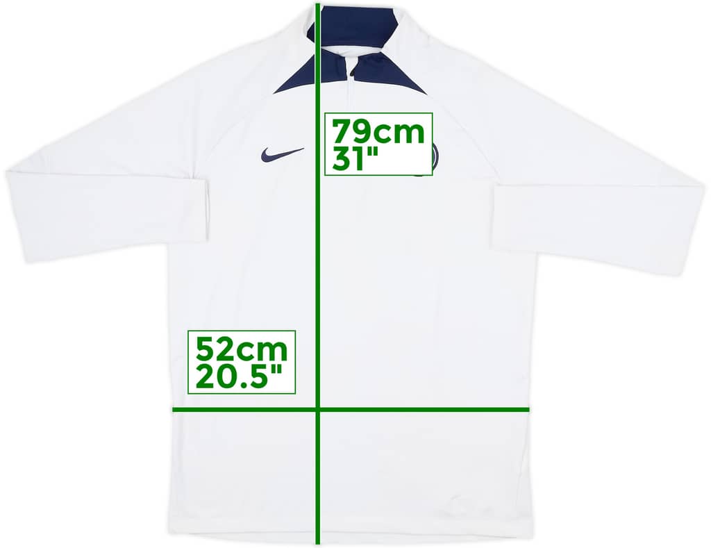 2022-23 Paris Saint-Germain Nike 1/4 Zip Drill Top - 7/10 - (L)