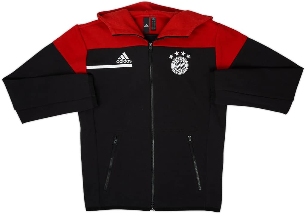 2020-21 Bayern Munich adidas Hooded Track Jacket - 8/10 - (S)