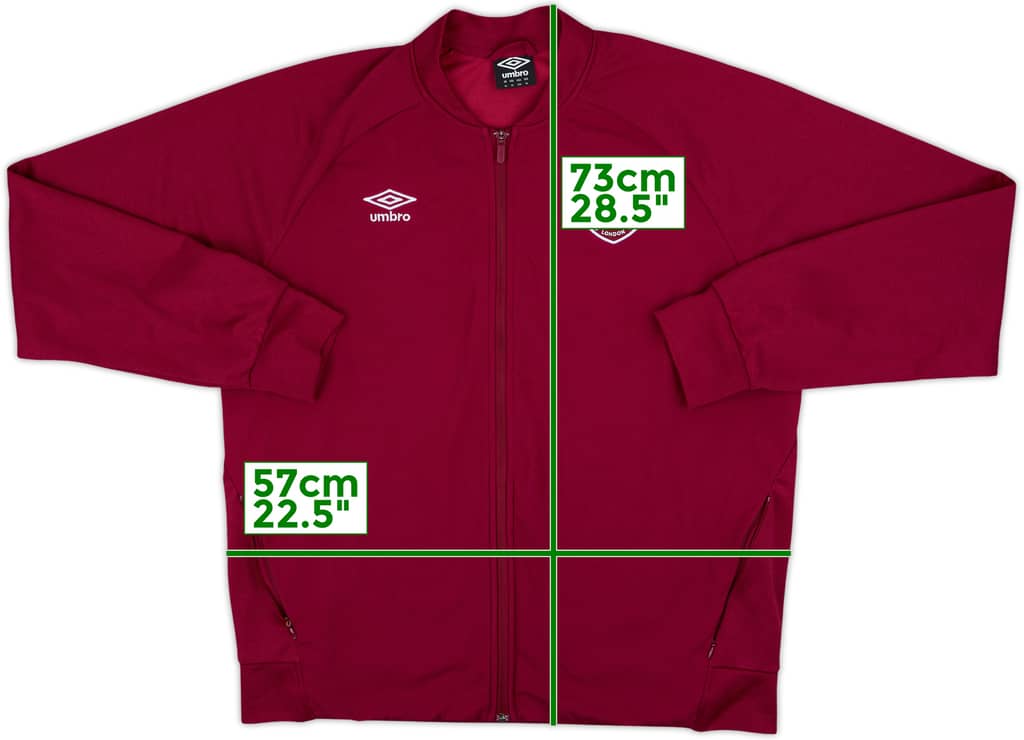 2022-23 West Ham Umbro Track Jacket - 8/10 - (XL)