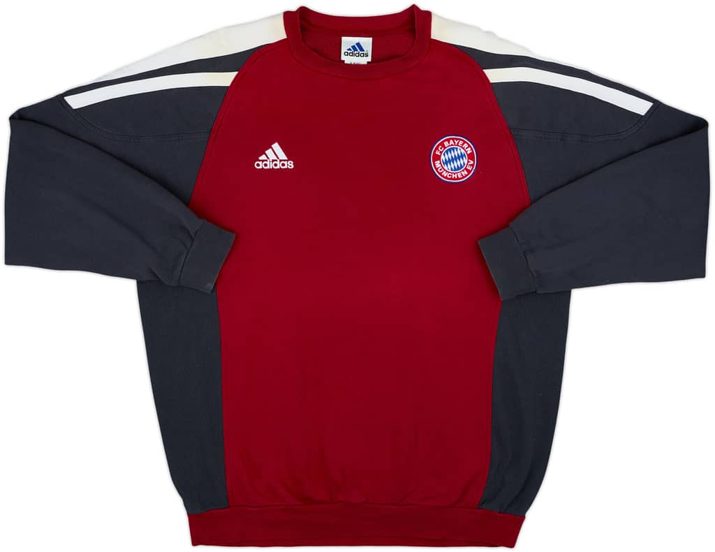 2001-02 Bayern Munich adidas Sweat Top - 8/10 - (XL/XXL)