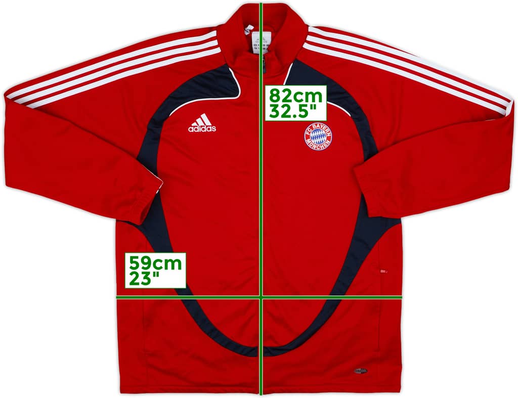 2008-09 Bayern Munich adidas Track Jacket - 8/10 - (XL)